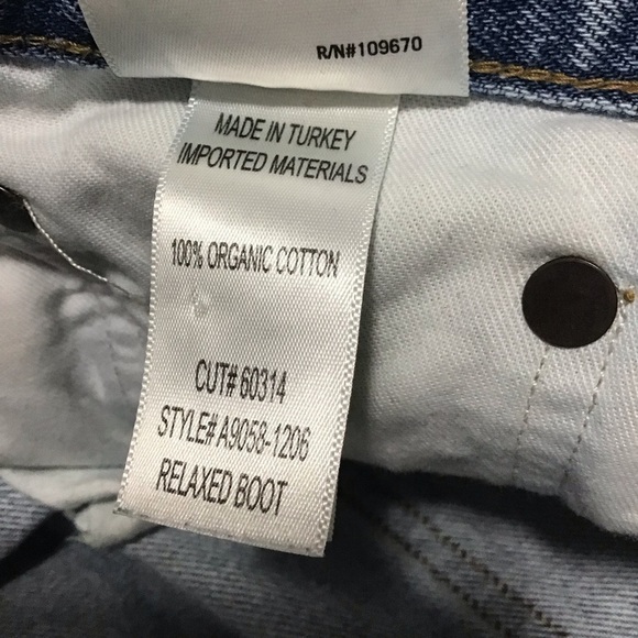 AGOLDE Mid Rise Relaxed Boot Jeans Size 30. - Picture 10 of 11